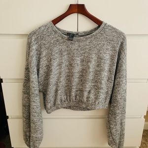 F21 Cropped Sweater